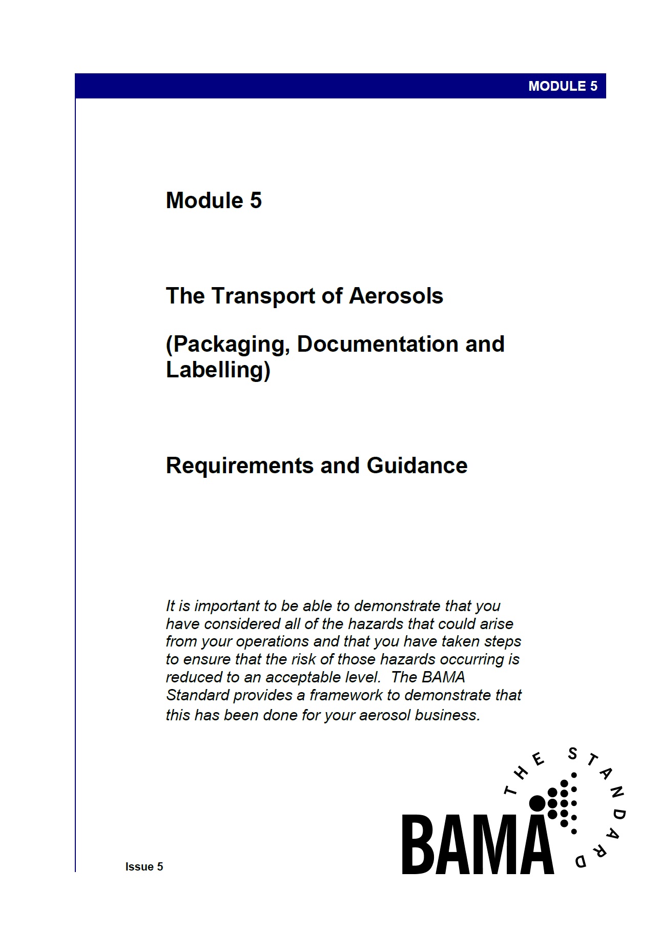 Module 5: Transport of Aerosols